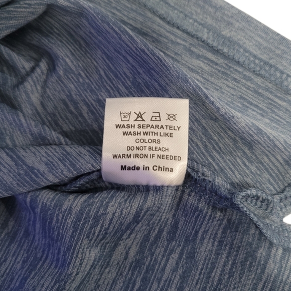 NEYOUQE Women's Size M Long Sleeve Lightweight Tunic Top Blue - Picture 12 of 13